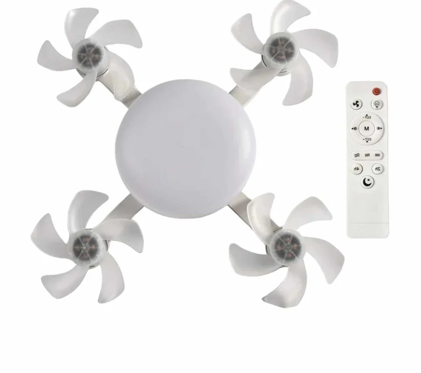 Nowy wentylator sufitowy z lampą na gniazdo E27
