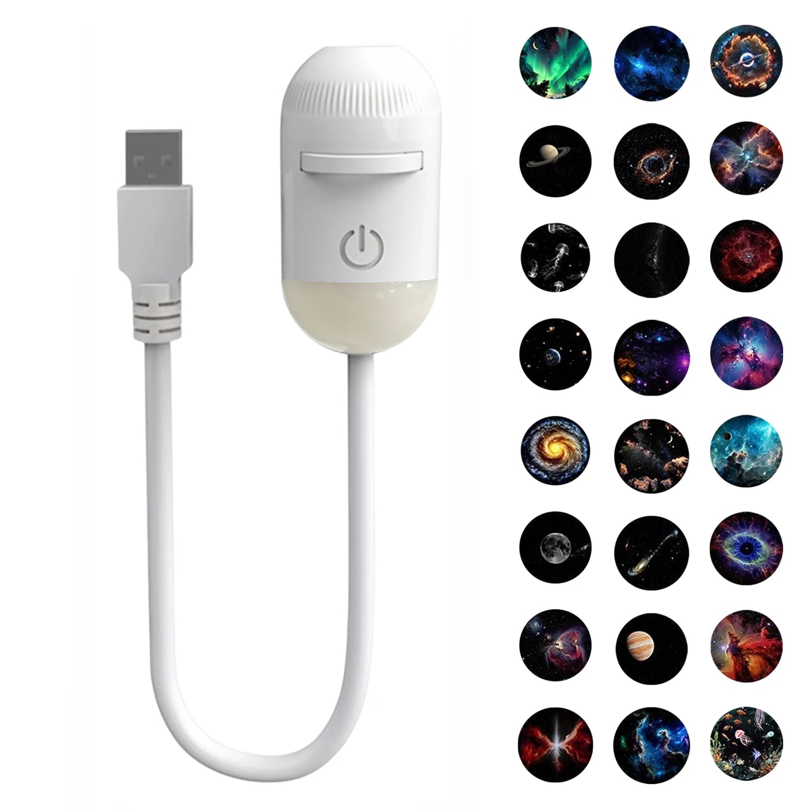 Mini Projektor Gwiazd Galaktyka LED Lampka