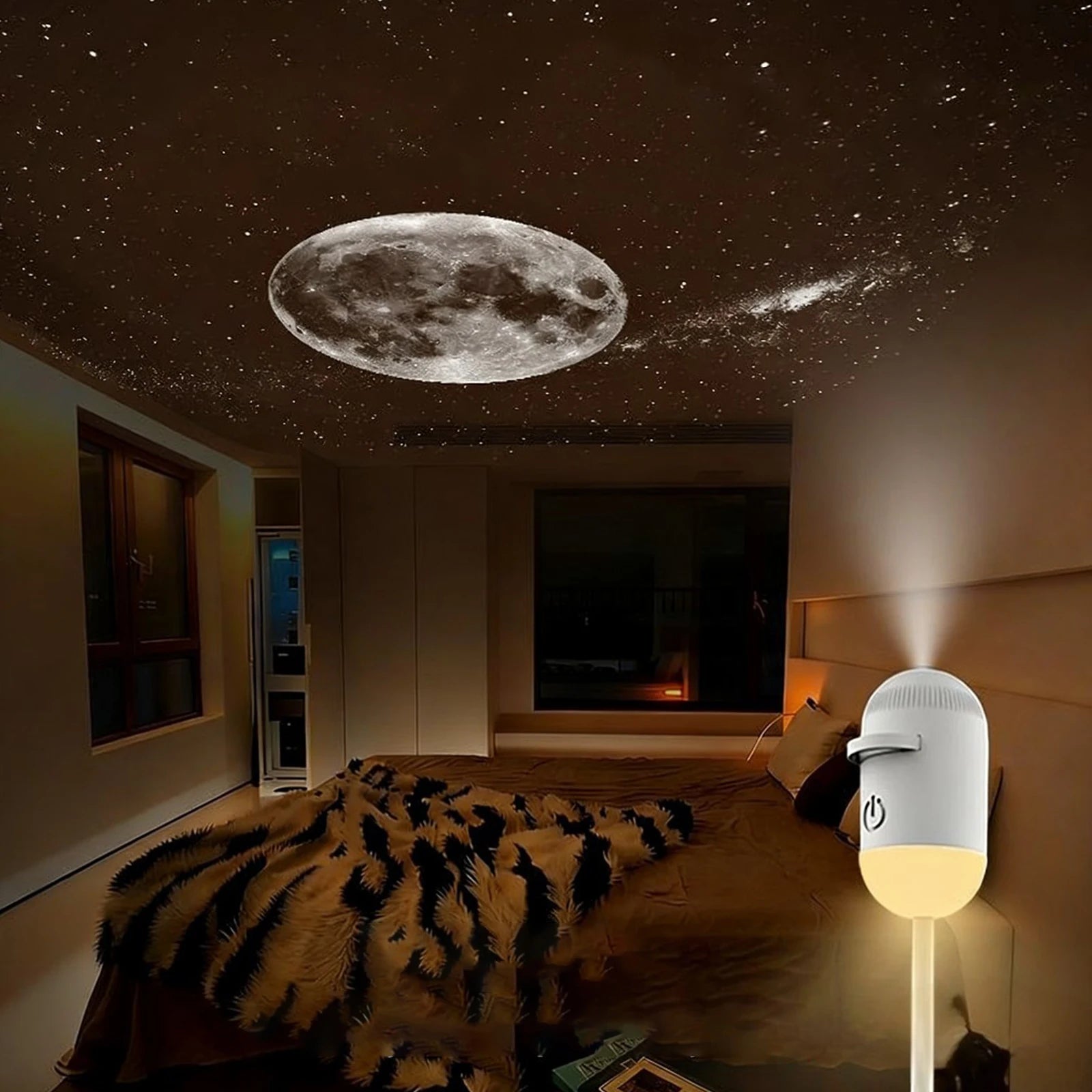 Mini Projektor Gwiazd Galaktyka LED Lampka