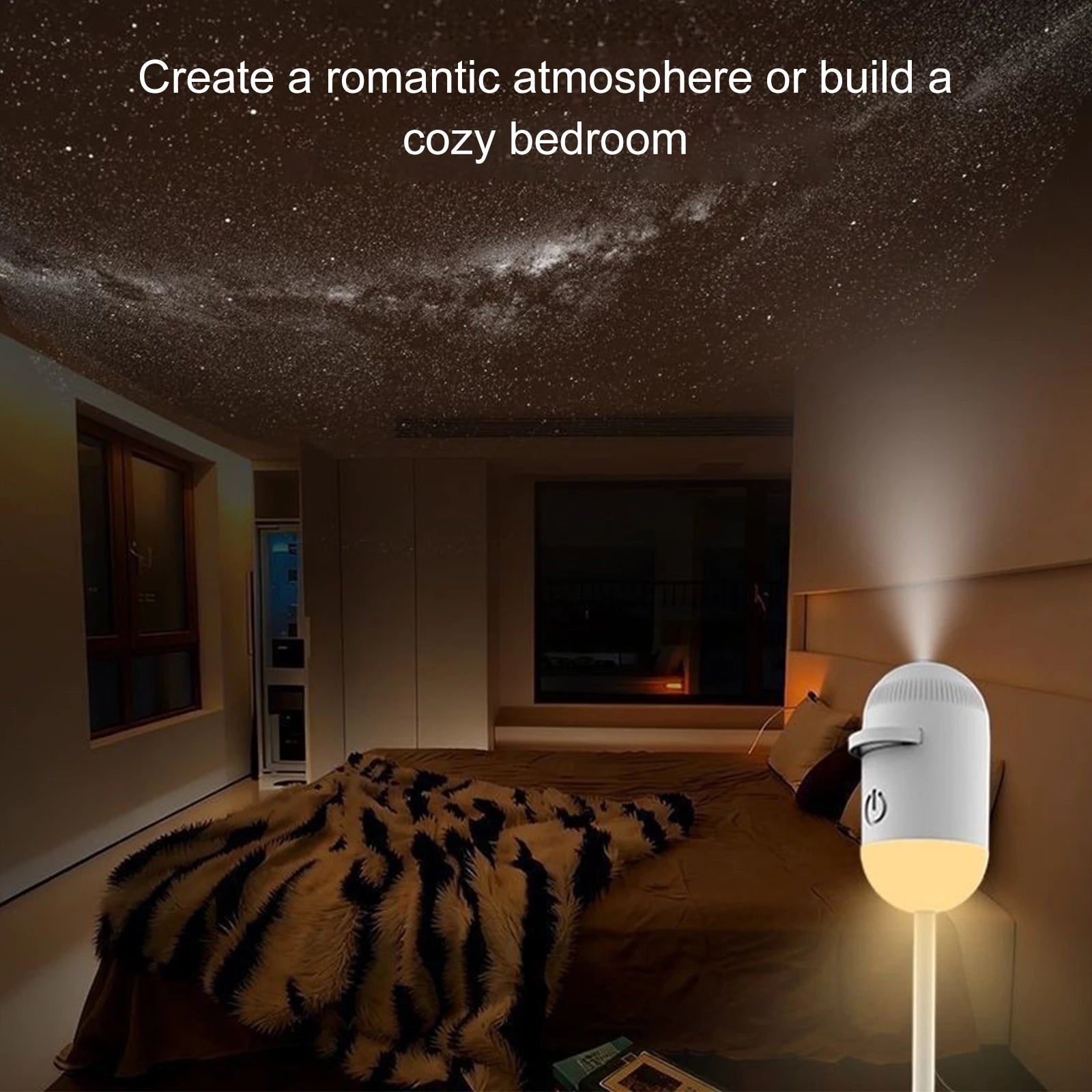 Mini Projektor Gwiazd Galaktyka LED Lampka