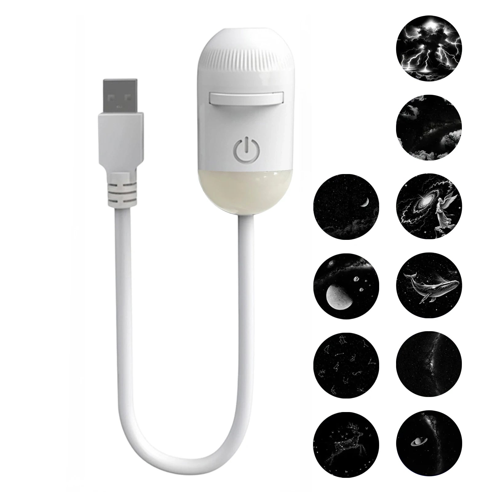 Mini Projektor Gwiazd Galaktyka LED Lampka