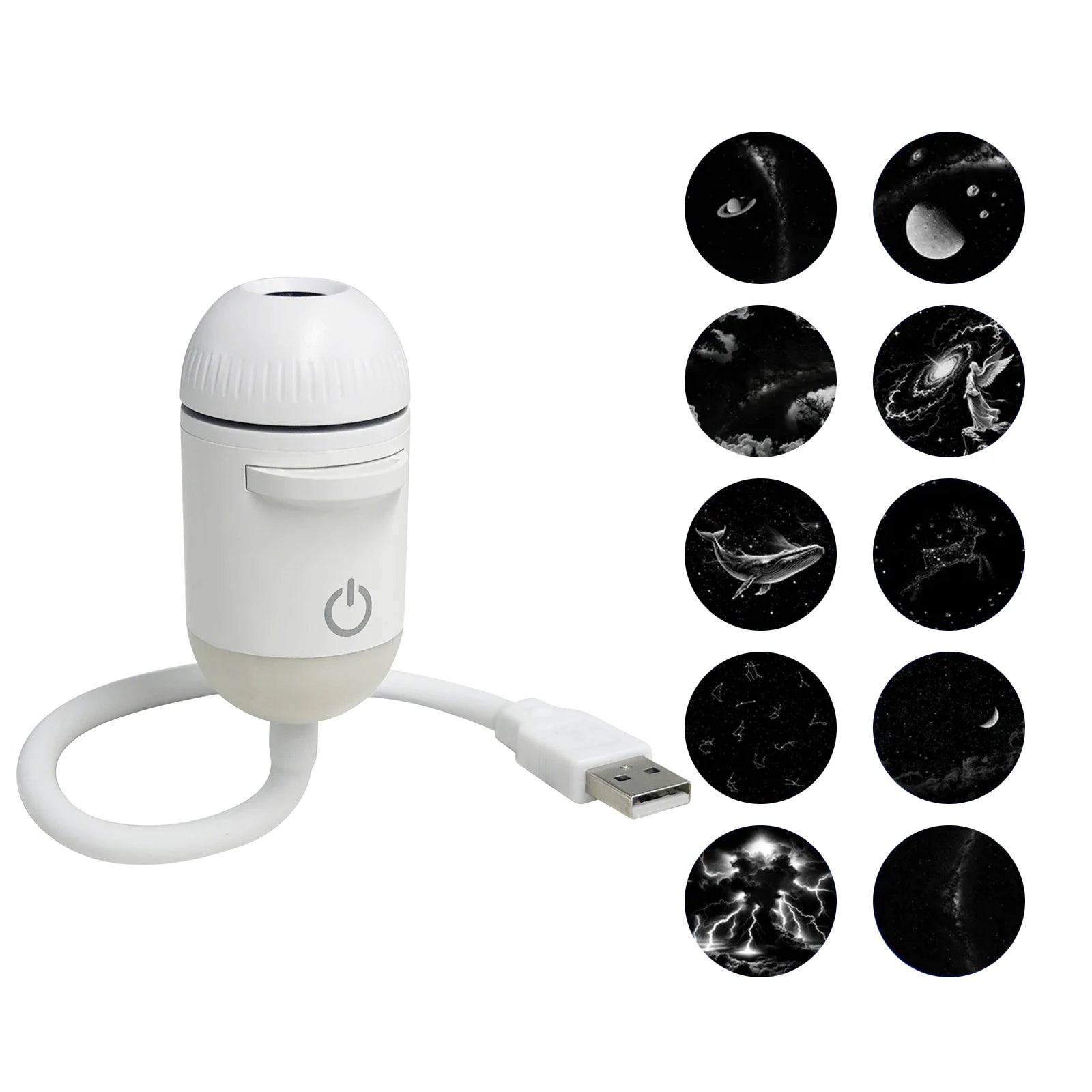 Mini Projektor Gwiazd Galaktyka LED Lampka