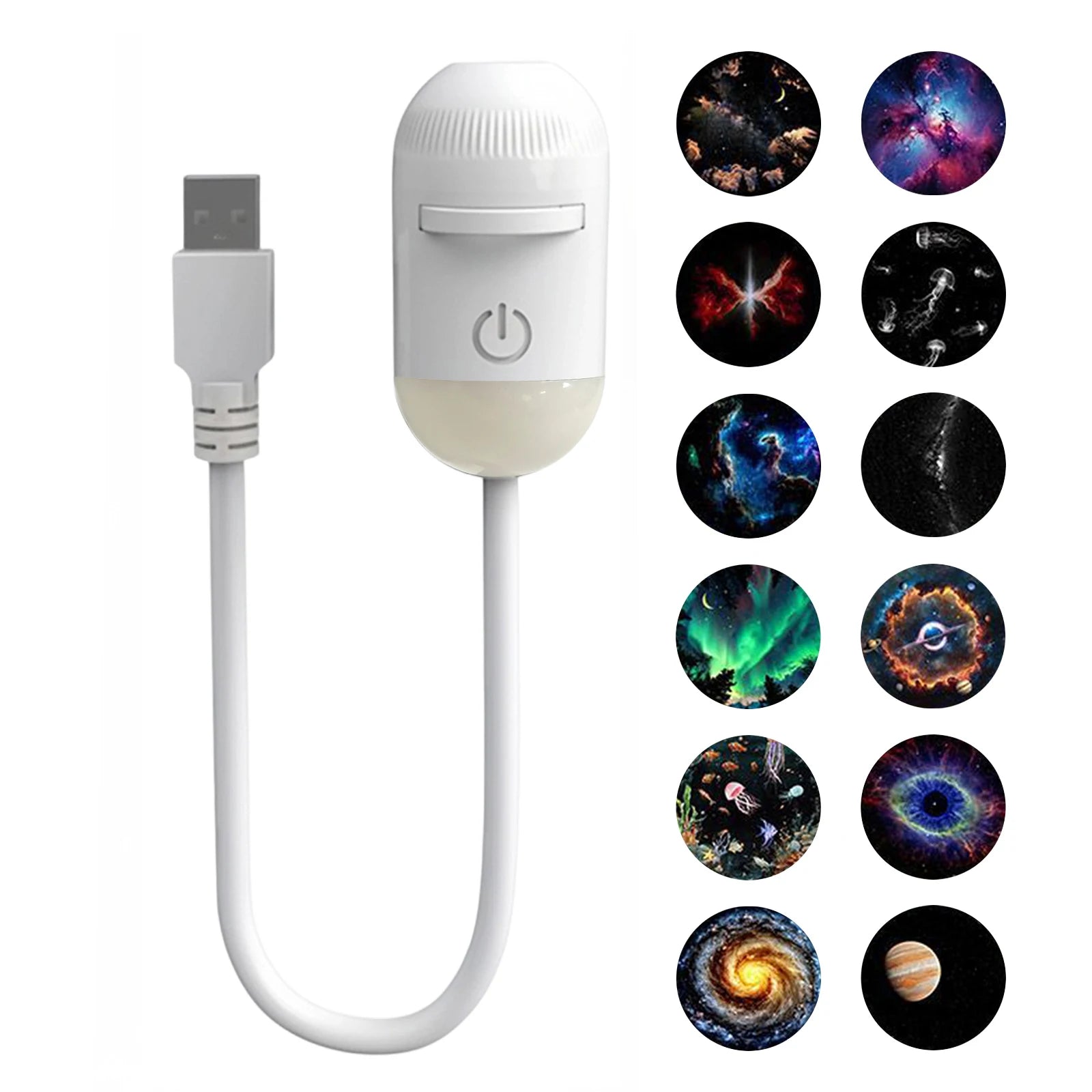 Mini Projektor Gwiazd Galaktyka LED Lampka